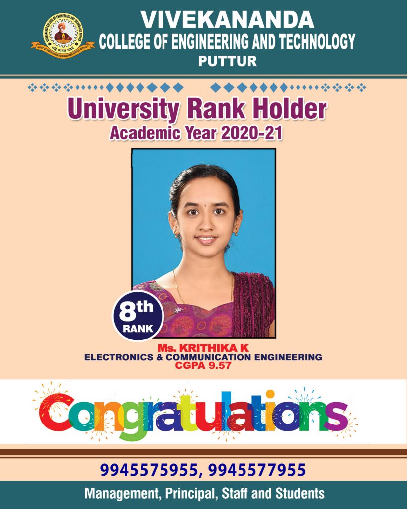 VTU Rank Holders